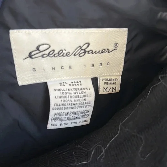 Vintage Eddie Bauer Goose Down Vest, Size Medium, Like New Condition - Picture 9 of 10
